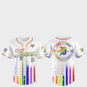 Detroit Tigers Pride Month Love Is Love 2025 Jersey