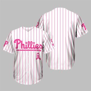 Phillies 2025 Breast Cancer Awareness Game Night Jersey 1