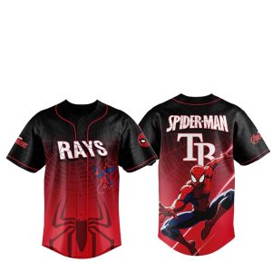 2025 Tampa Bay Rays Spider Man Night Baseball Jersey