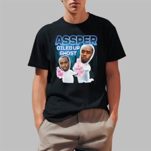Assper Oiled Up Ghost Shirt 0 1