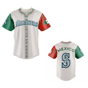 Seattle Mariners Mexican Heritage Night 2025 Baseball Jersey