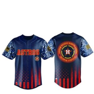 Astros Marine Corps Military Appreciation Baseball Jersey 2025