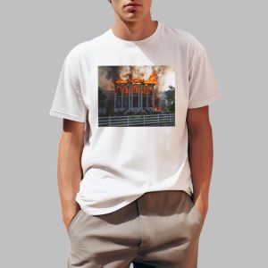 Nottoway Plantation Fire Shirt 0 1