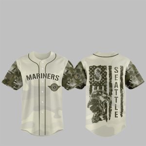 Mariners 2025 Armed Forces Day Night Jersey 1