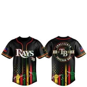 Tampa Bay Rays Juneteenth Day 2025 Baseball Jersey Hat