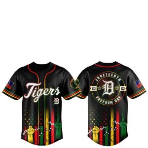 Detroit Tigers Juneteenth Day 2025 Baseball Jersey Hat