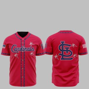 2025 Cardinals Happy Independence Day Baseball Jersey 1 1