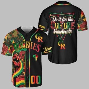 2025 Rockies Juneteenth Day Jersey 1 1