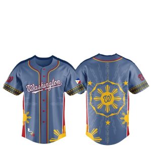 2025 Washington Nationals Filipino Heritage Night Jersey Combo
