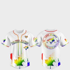 Toronto Blue Jays Pride Month Love Is Love 2025 Jersey