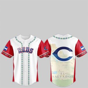 2025 Reds Salvadoran Heritage Jersey 1