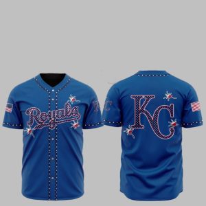 2025 KC Royals Happy Independence Day Baseball Jersey 1 1