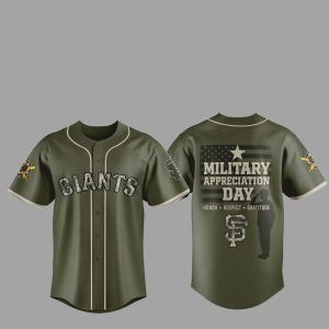 2025 San Francisco Giants Military Appreciation Day Jersey
