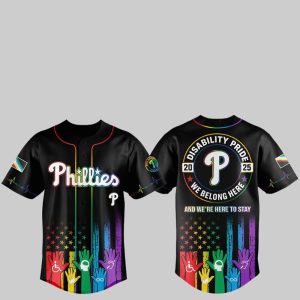1 2025 Phillies Pride Month Baseball Jersey