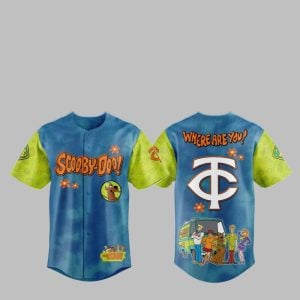 2025 Twins Scooby Doo Baseball Jersey 1 1