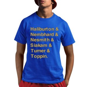 Haliburton Nembhard Nesmith Siakam Turner Toppin Shirt 0 2