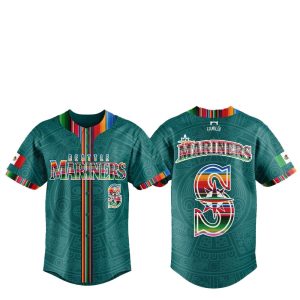 2025 Seattle Mariners Mexican Heritage Night Baseball Jersey