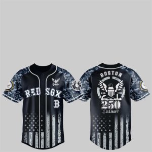 1 Red Sox 250th US NAVY Jersey 2025