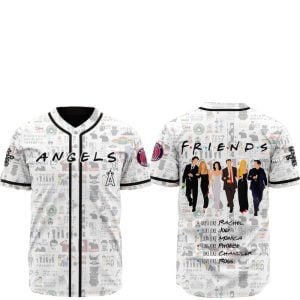 2025 Los Angeles Angels Friends Baseball Jersey