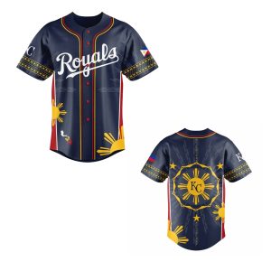 2025 KC Royals Filipino Heritage Night Baseball Jersey