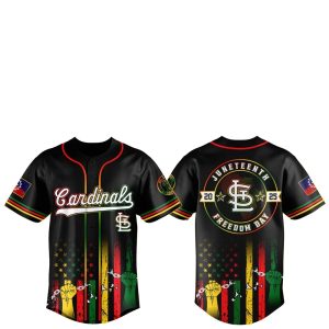 Cardinals Juneteenth Day 2025 Baseball Jersey Hat