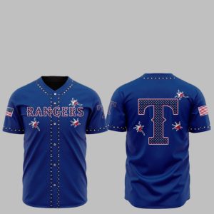 2025 Texas Rangers Happy Independence Day Baseball Jersey 1 1