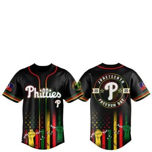 Philadelphia Phillies Juneteenth Day 2025 Baseball Jersey Hat