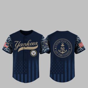 2925 NY Yankees US Navy Appreciation Night Jersey 1 1
