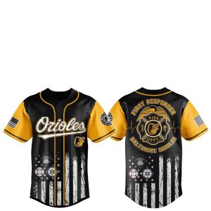 Baltimore Orioles First Responders 2025 Baseball Jersey Jogger Hat