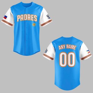 Custome Padres Filipino Heritage Night Jersey 2025 1