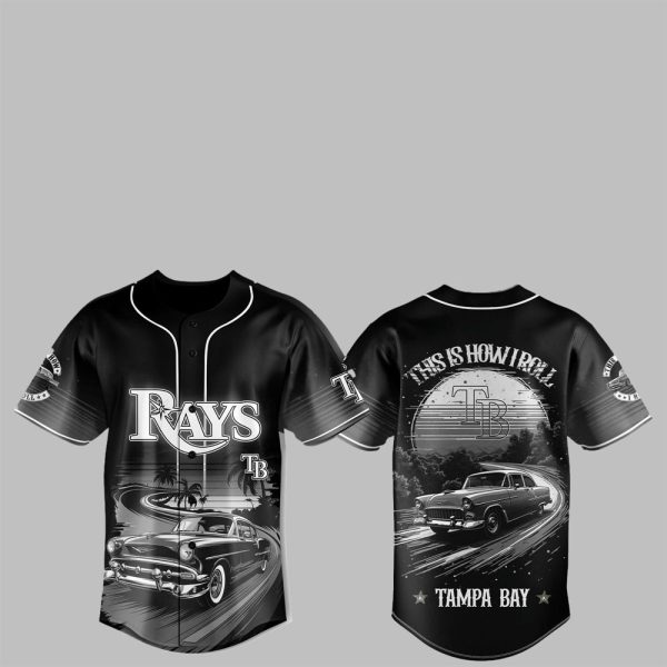 1 2025 Bay Rays Classic Car Pride Jersey