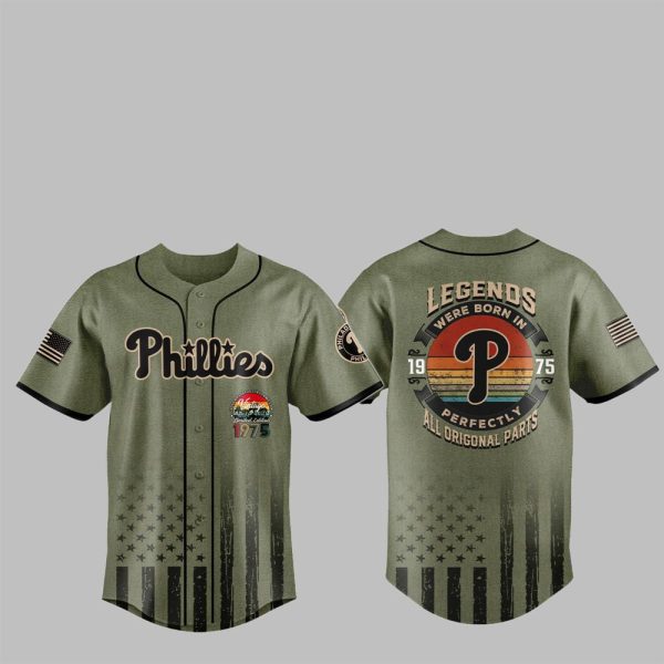 1 Phillies Legends Were Born 1975 Camo Jersey 2025