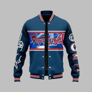 Usher Atlanta Braves Peace Up A Town Down Jacket 1
