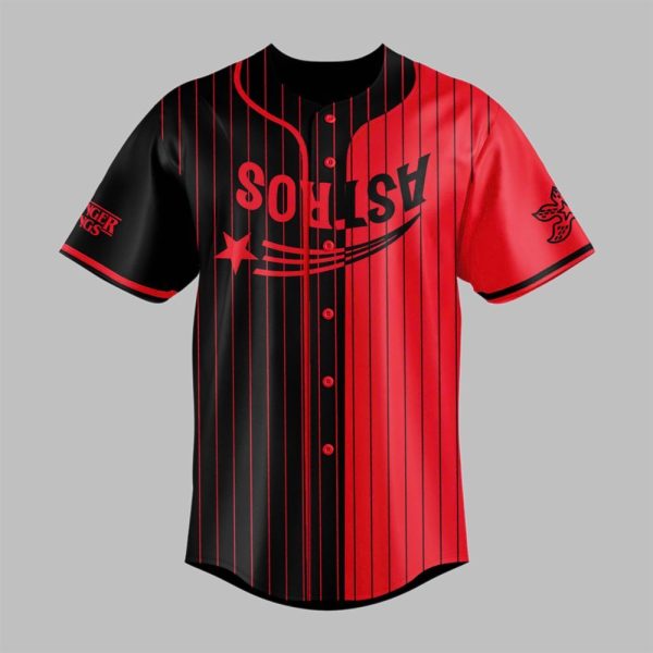2025 Astros Stranger Things Baseball Jersey 3