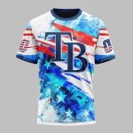 2025 Bay Rays Independence Day 4th Of July Shirt