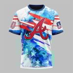 2025 Braves Independence Day 4th Of July Shirt