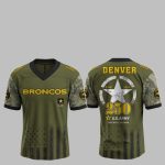 2025 Broncos 250th Anniversary US Army Jersey