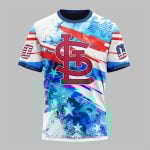 2025 Cardinals Independence Day 4th Of July Shirt