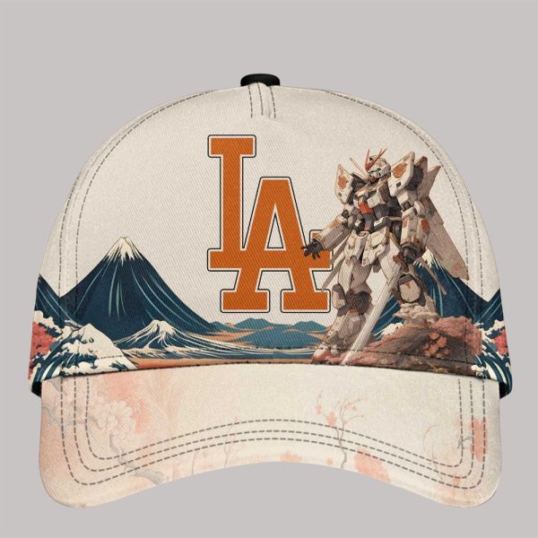 2025 Gundam LA Dodgers Japan Hat 2