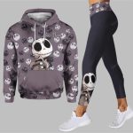 2025 Halloween Jack Skellington & Oogie Boogie Combo Hoodie Leggings