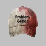 2025 Halloween Unisex Problem Gelost Bloody Print Hat