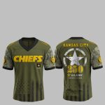 2025 KC Chiefs 250th Anniversary US Army Jersey