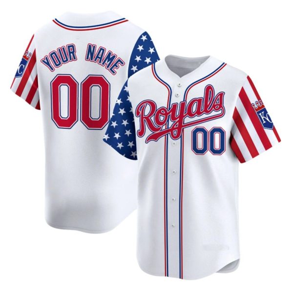 2025 KC Royals Fouth of July Jersey 1 2