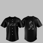 2025 LA Angels Back In Black Jersey