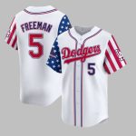 2025 LA Dodgers Freeman Fouth Of July Jersey