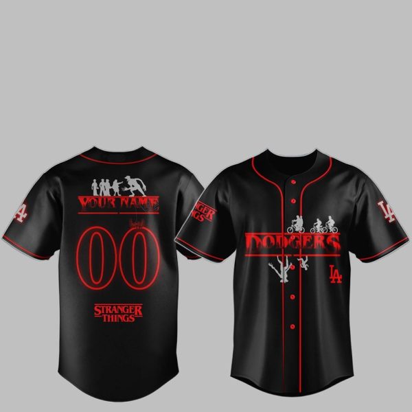 2025 LA Dodgers Los Angeles Stranger Things Jersey 1