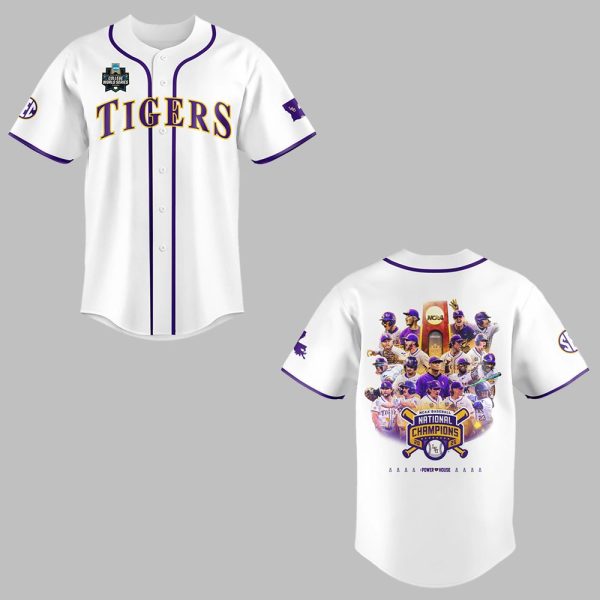 2025 LSU Baseball Men's College World Series Champions Jersey