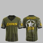 2025 Lions 250th Anniversary US Army Jersey