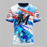 2025 Marlins Independence Day 4th Of July Shirt