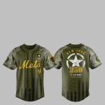 2025 NY Mets US ARMY 250th Birthday Baseball Jersey